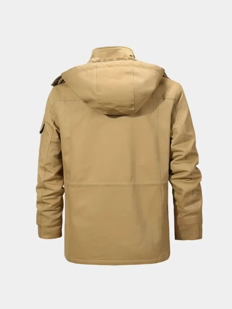 Fleece Hooded Bomber Jacket - Verocci Essentials