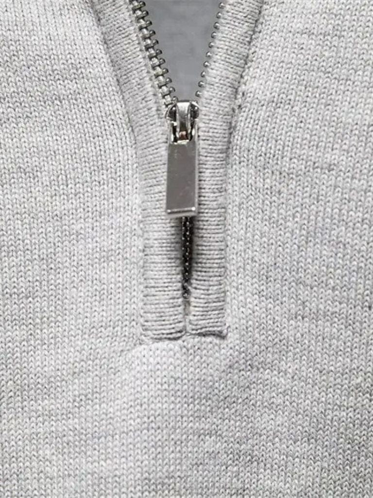 Half Zip Knitwear Pullover Sweater - Verocci Essentials