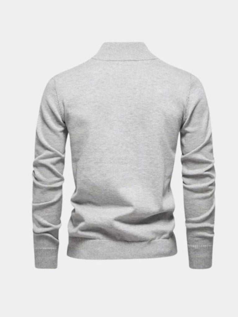 Half Zip Knitwear Pullover Sweater - Verocci Essentials