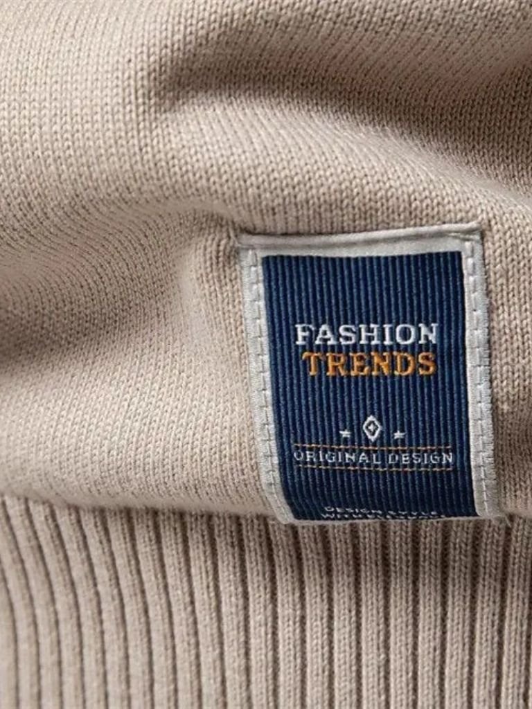 Half Zip Knitwear Solid Color Cardigan Sweater - Verocci Essentials