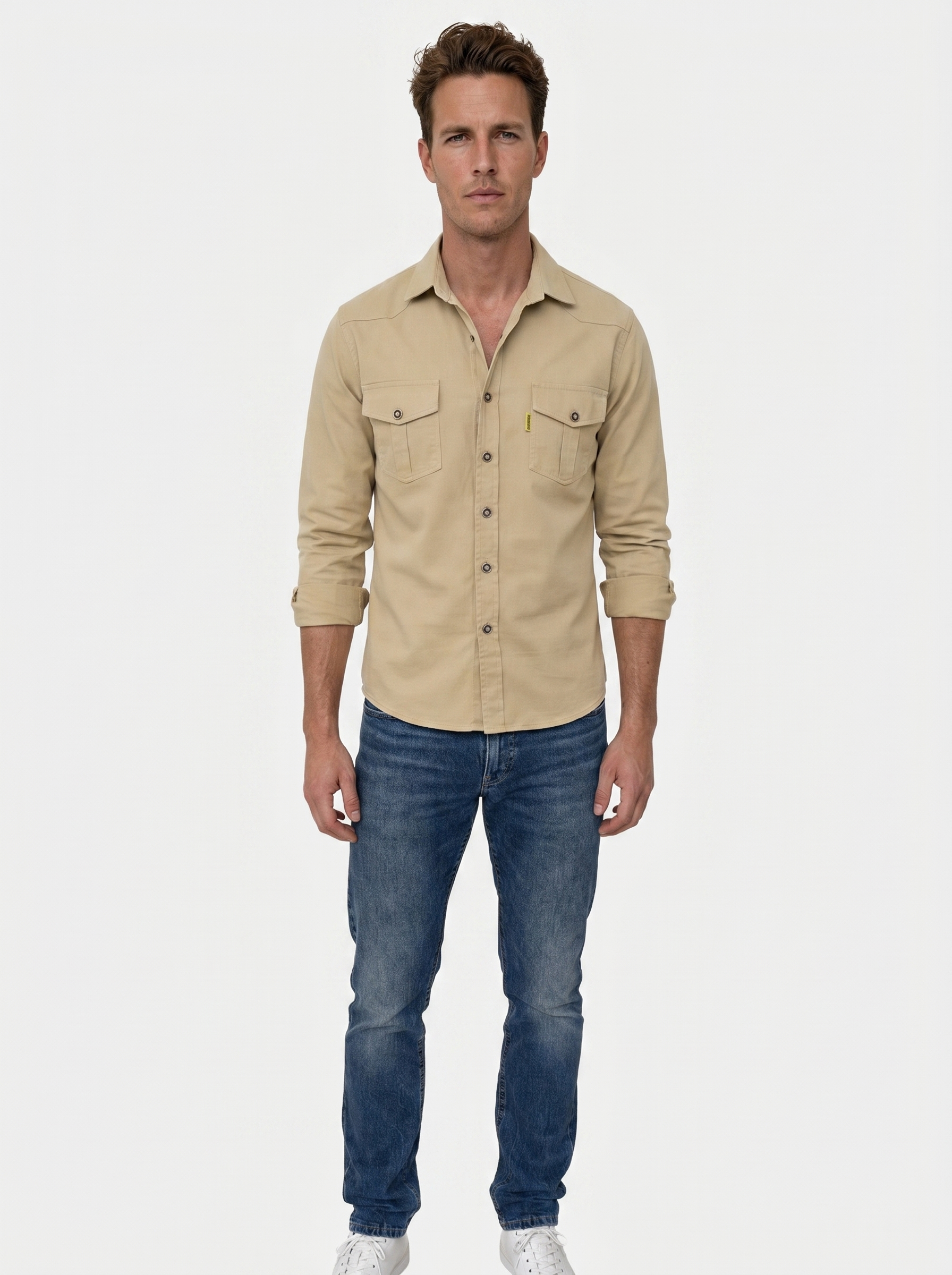 Casual Modern Men Shirt - Verocci Essentials