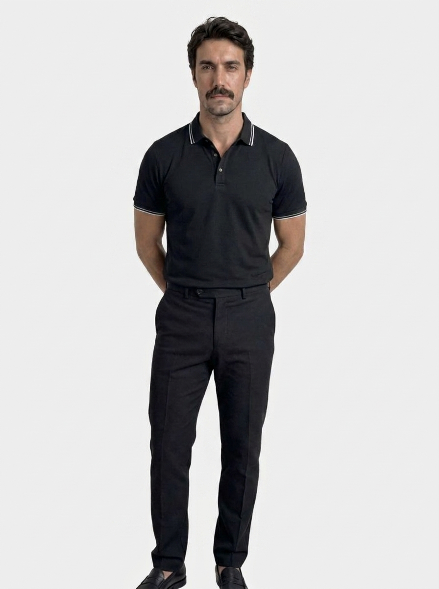 Obsidian Trim Polo – Verocci Essentials