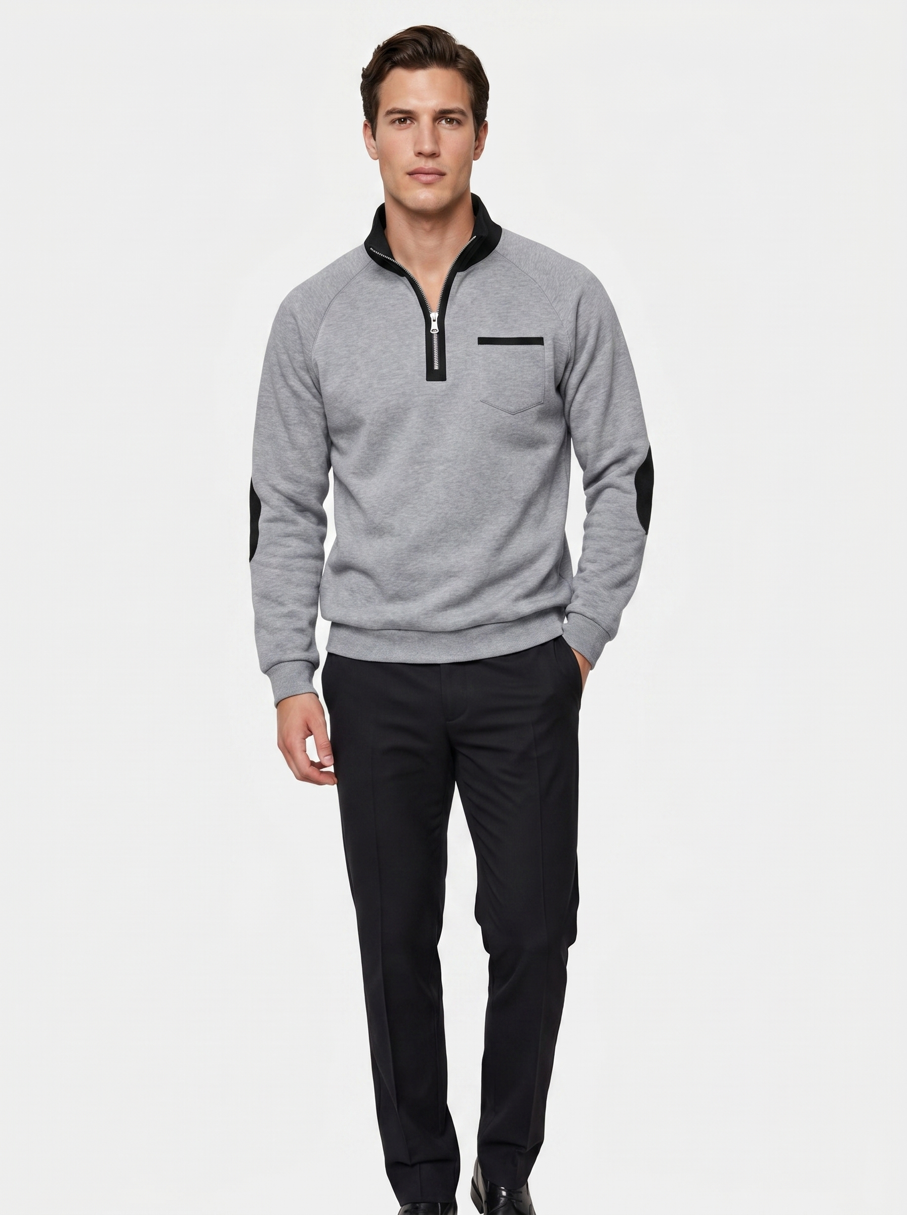 Classic Academy High Collar Pullover - Verocci Essentials