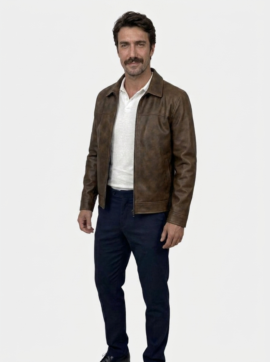 Regent Estate Leather Jacket - Verocci Essentials