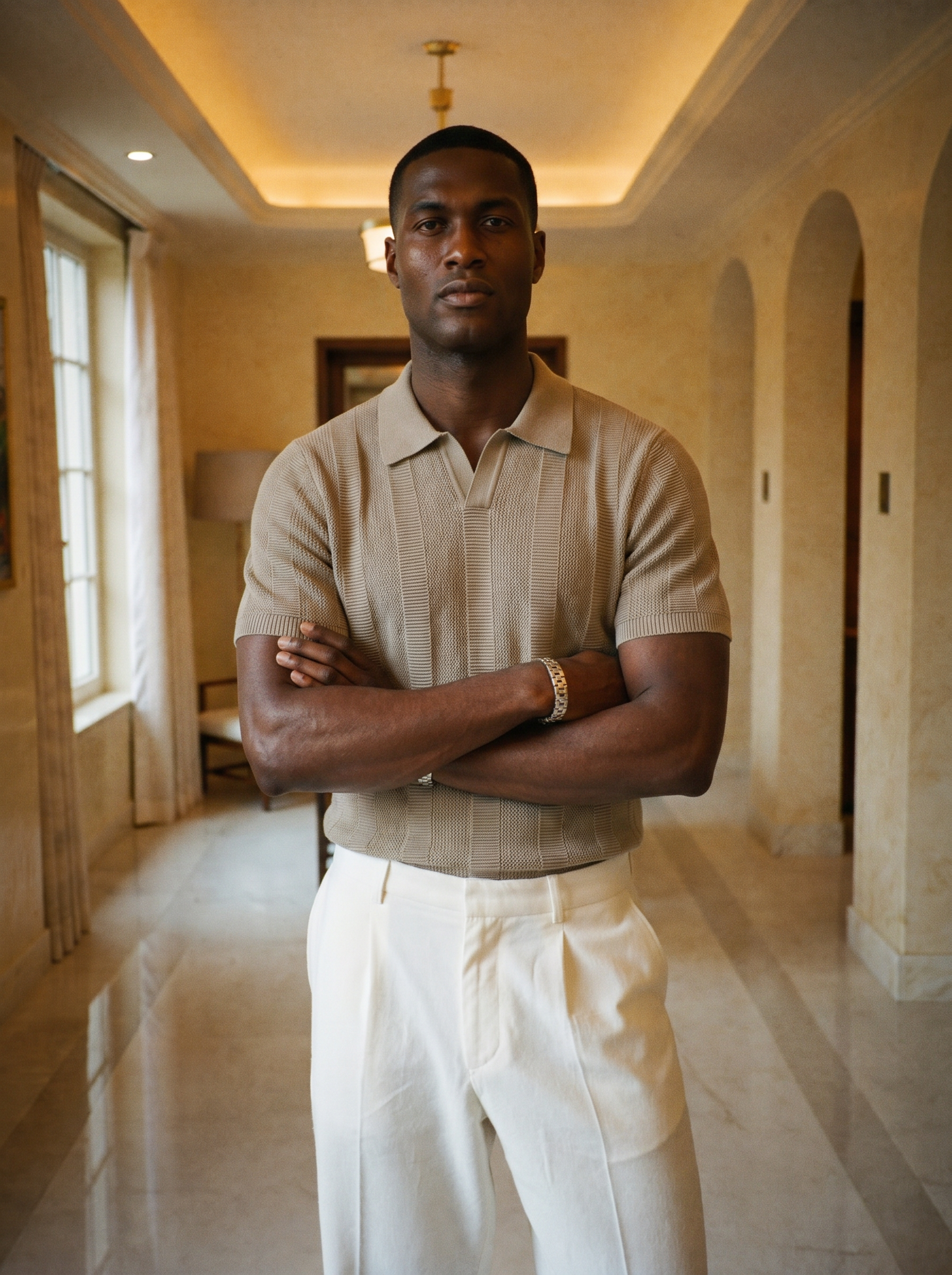 Beige Ancien Polo - Verocci Essentials