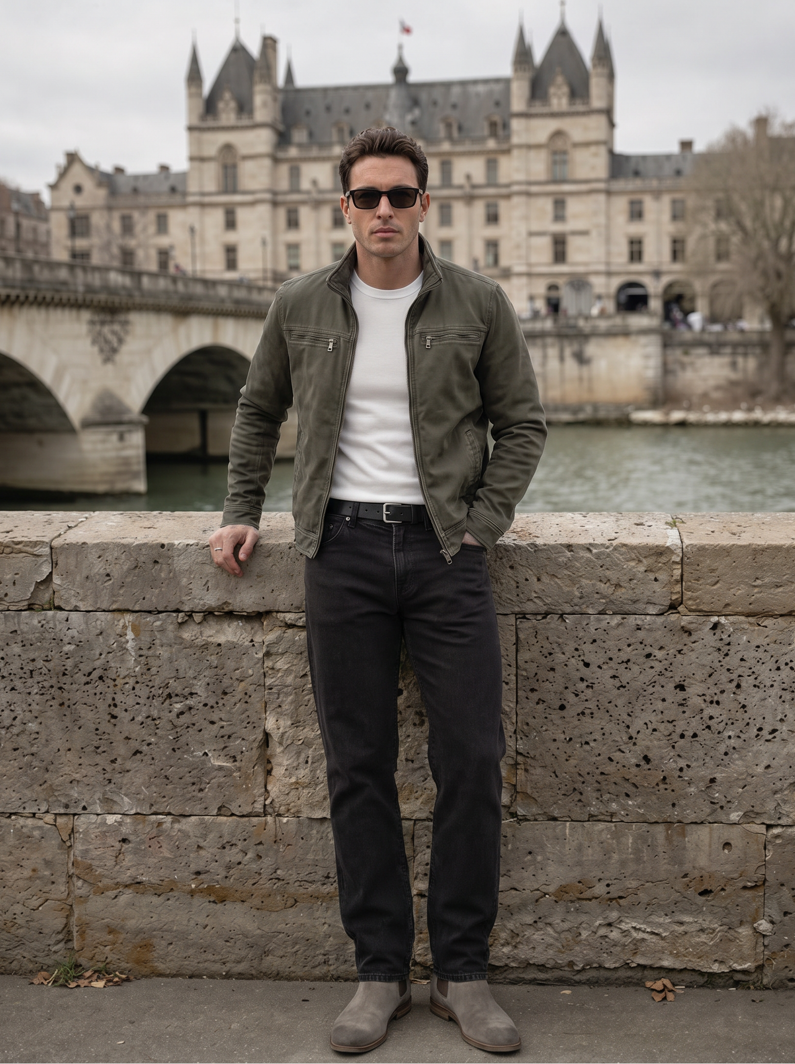 Valmont Vintage Olive Field Jacket - Verocci Essentials