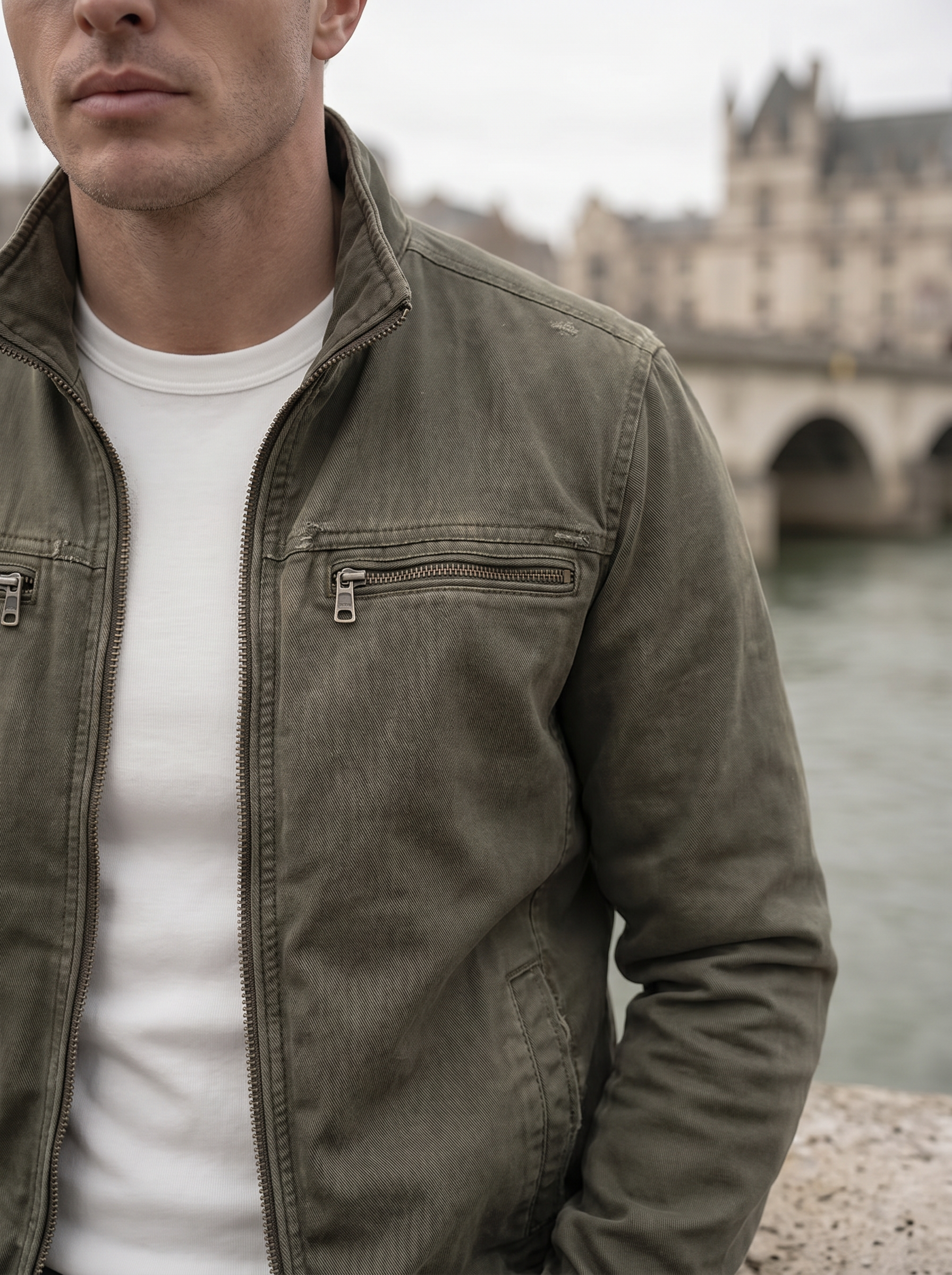 Valmont Vintage Olive Field Jacket - Verocci Essentials