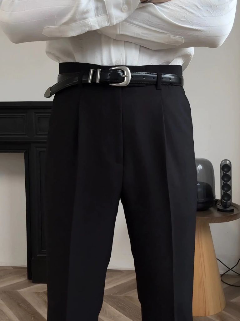 Hollywood Classic Trousers (Belt Included) - Verocci Essentials