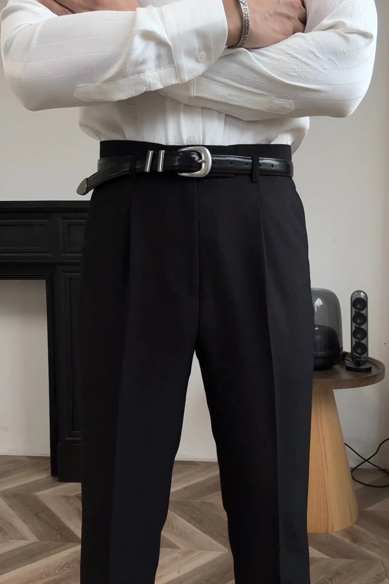 Hollywood Classic Trousers (Belt Included) - Verocci Essentials