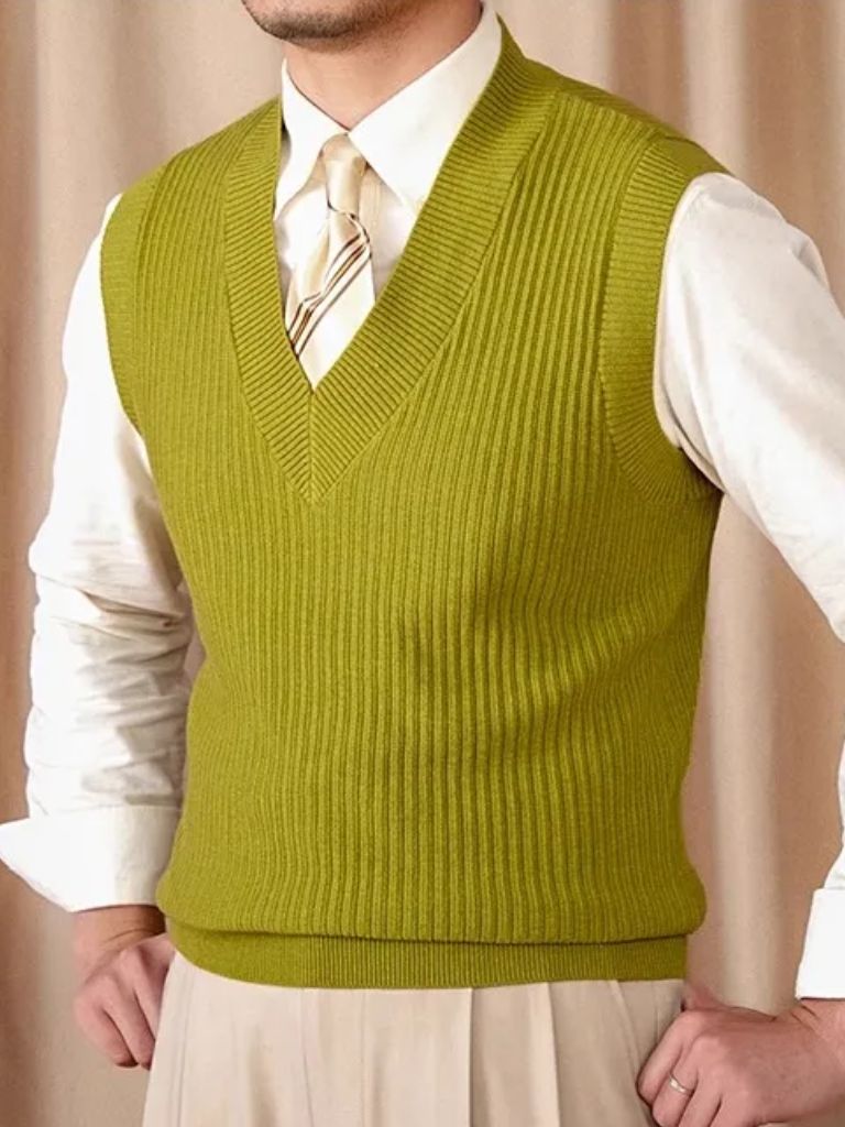 Knit Vest Waistcoat - Verocci Essentials