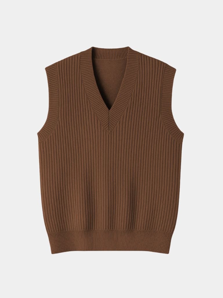 Knit Vest Waistcoat - Verocci Essentials