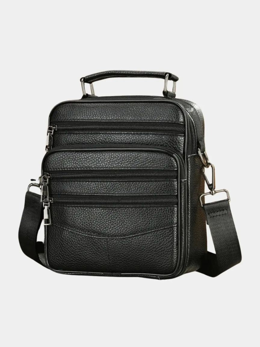 Leather Men's Shoulder Bag - Verocci Essentials