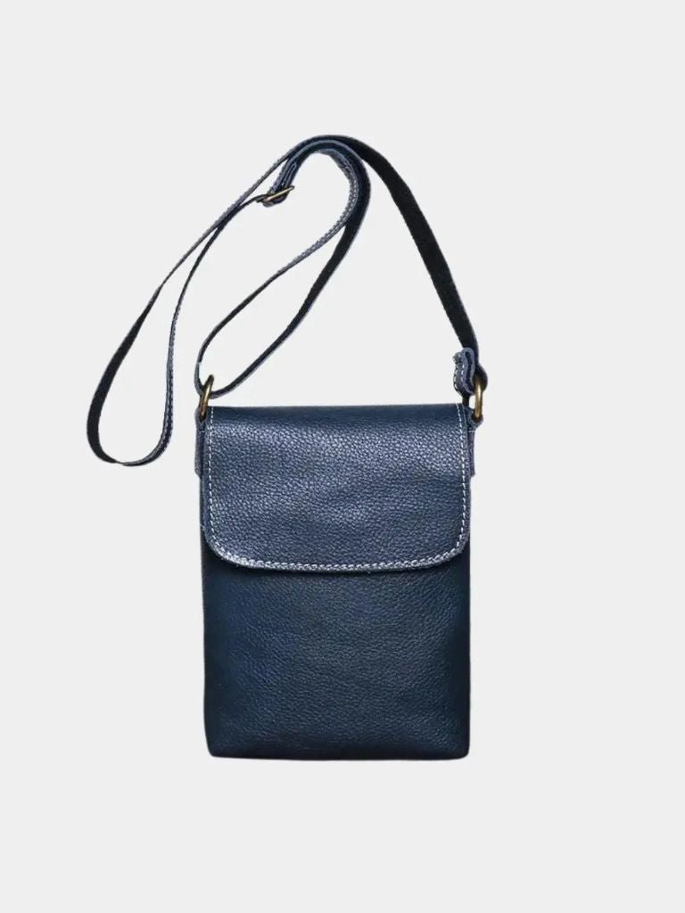 Men's Mini Leather Shoulder Bag - Verocci Essentials