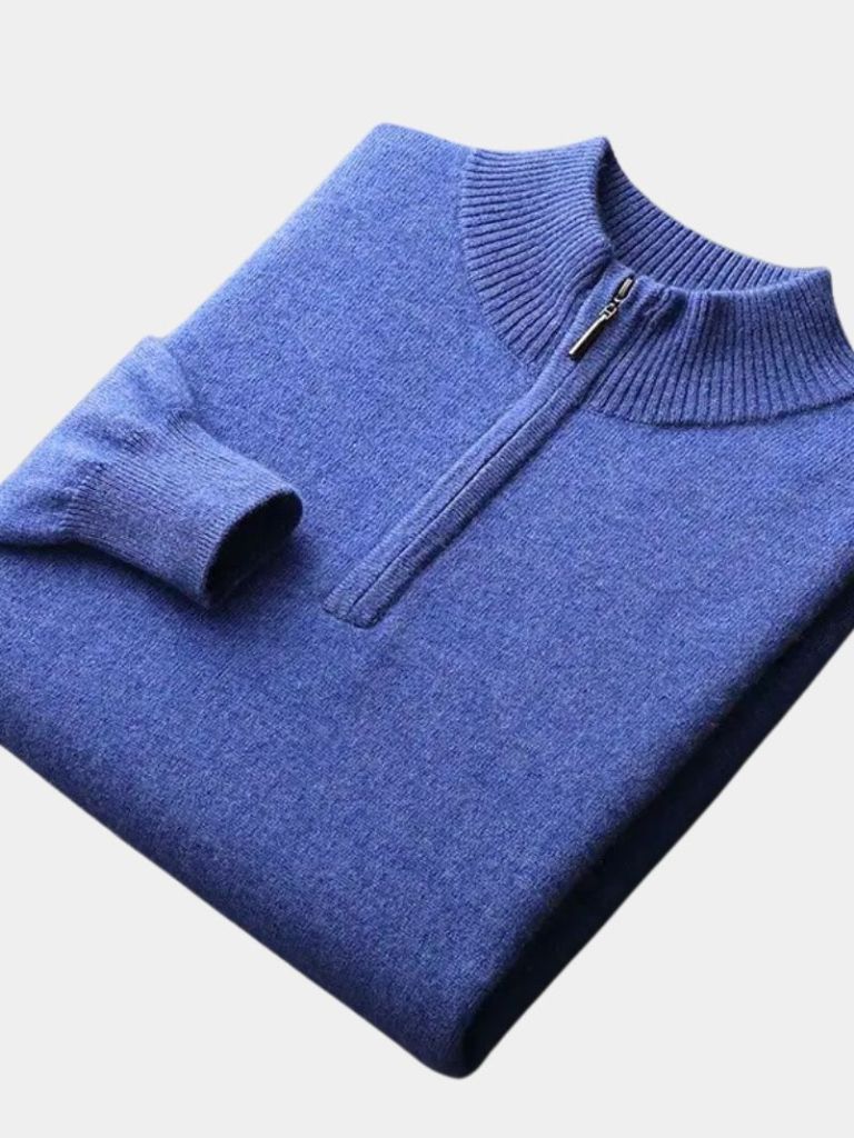 Merino Half Zip Sweater - Verocci Essentials