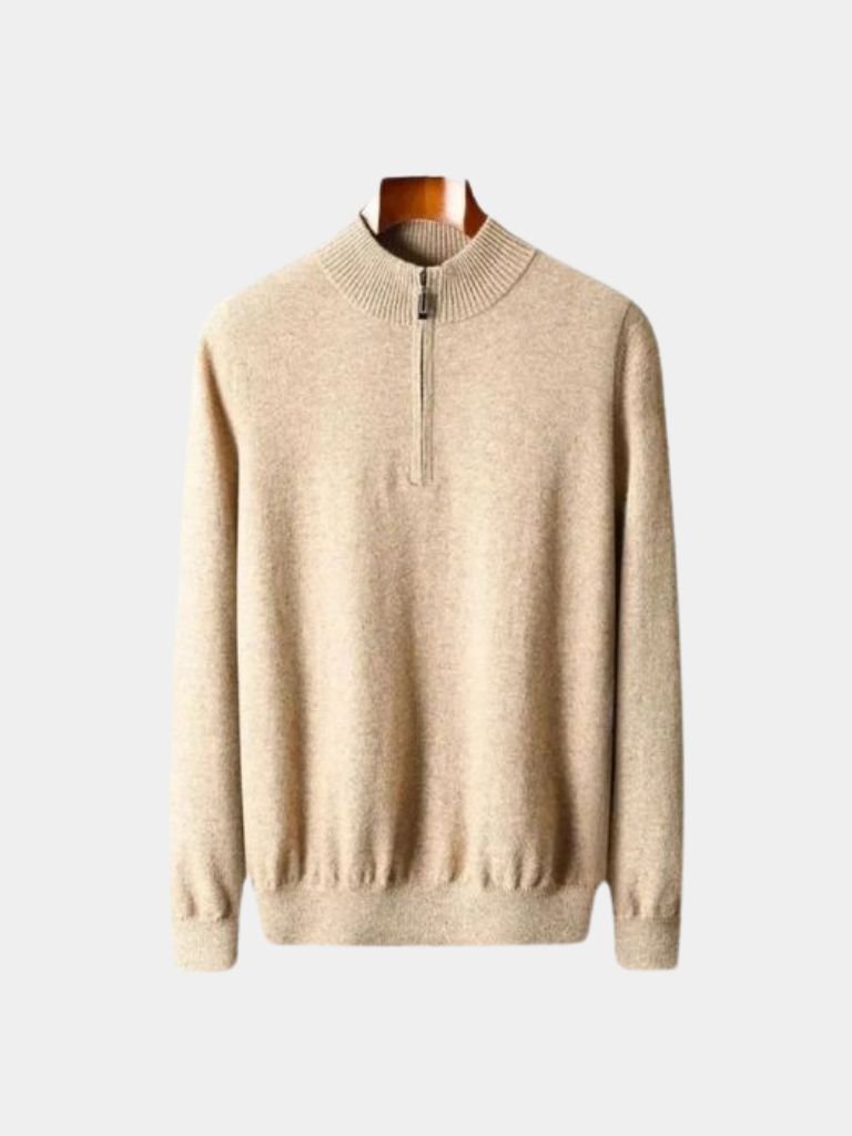 Merino Half Zip Sweater - Verocci Essentials