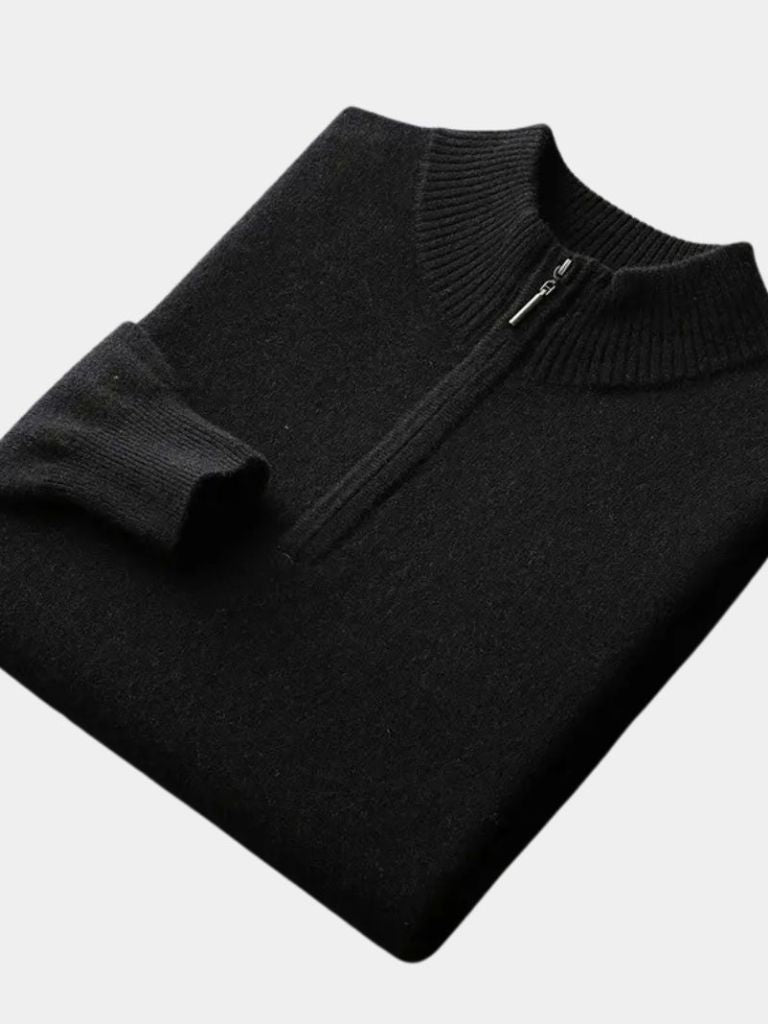 Merino Half Zip Sweater - Verocci Essentials