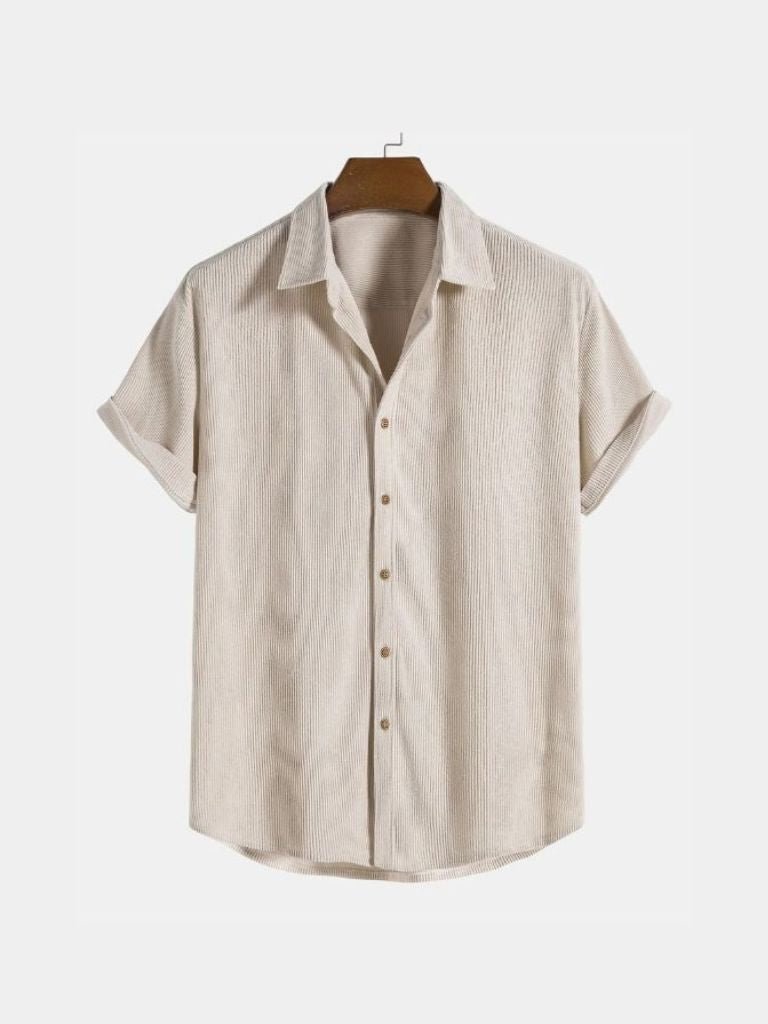 Minimalist Corduroy Shirt - Verocci Essentials