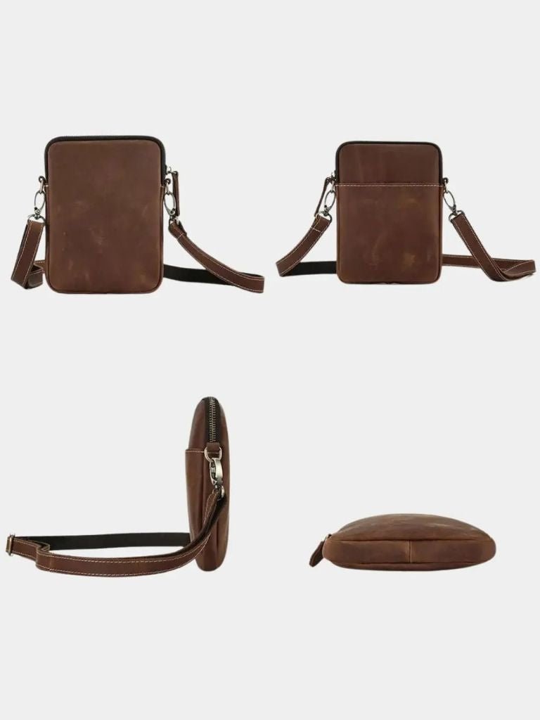 Minimalist Crossbody Leather Bag - Verocci Essentials