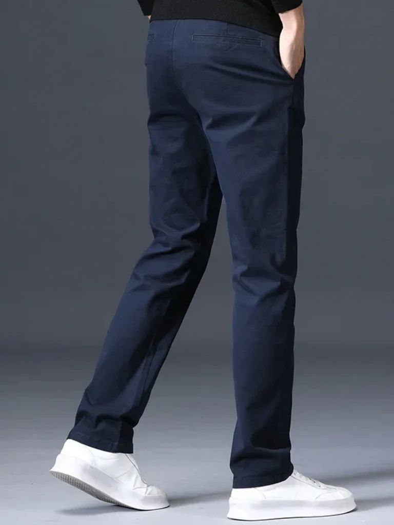 Minimalist Straight Trousers - Verocci Essentials