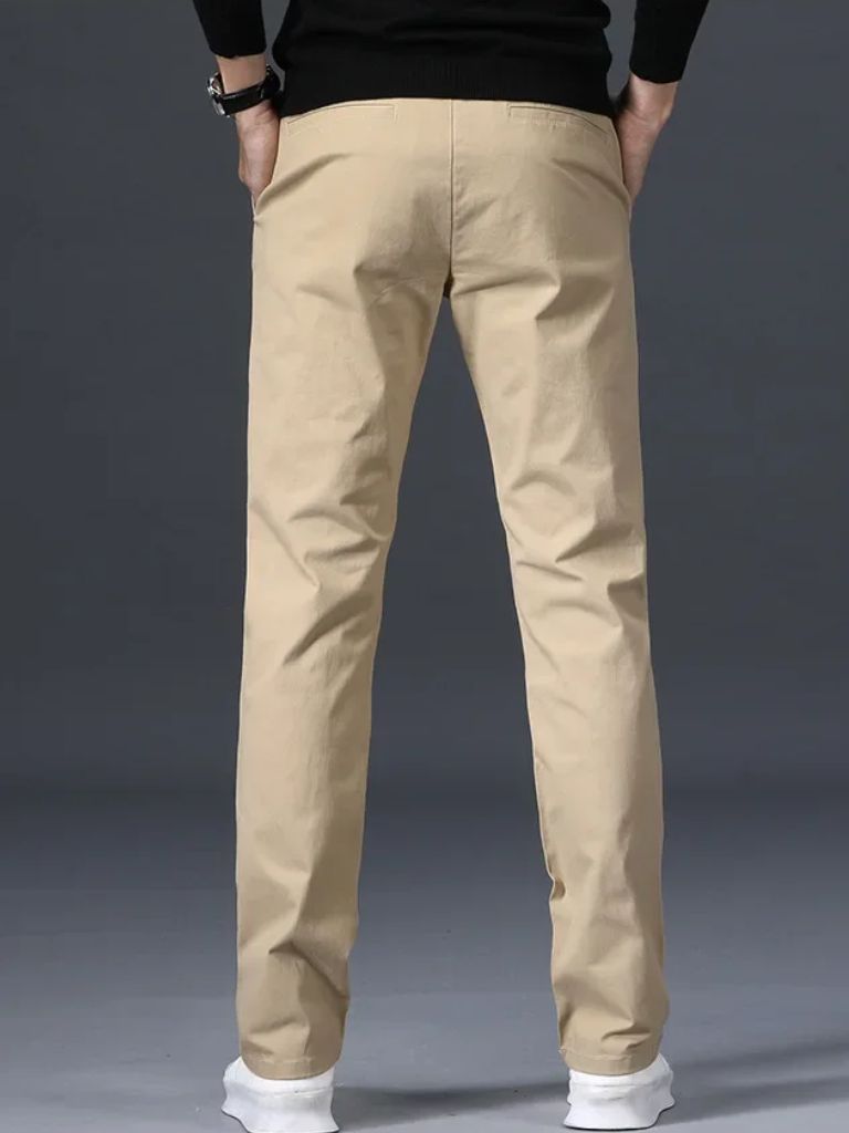 Minimalist Straight Trousers - Verocci Essentials