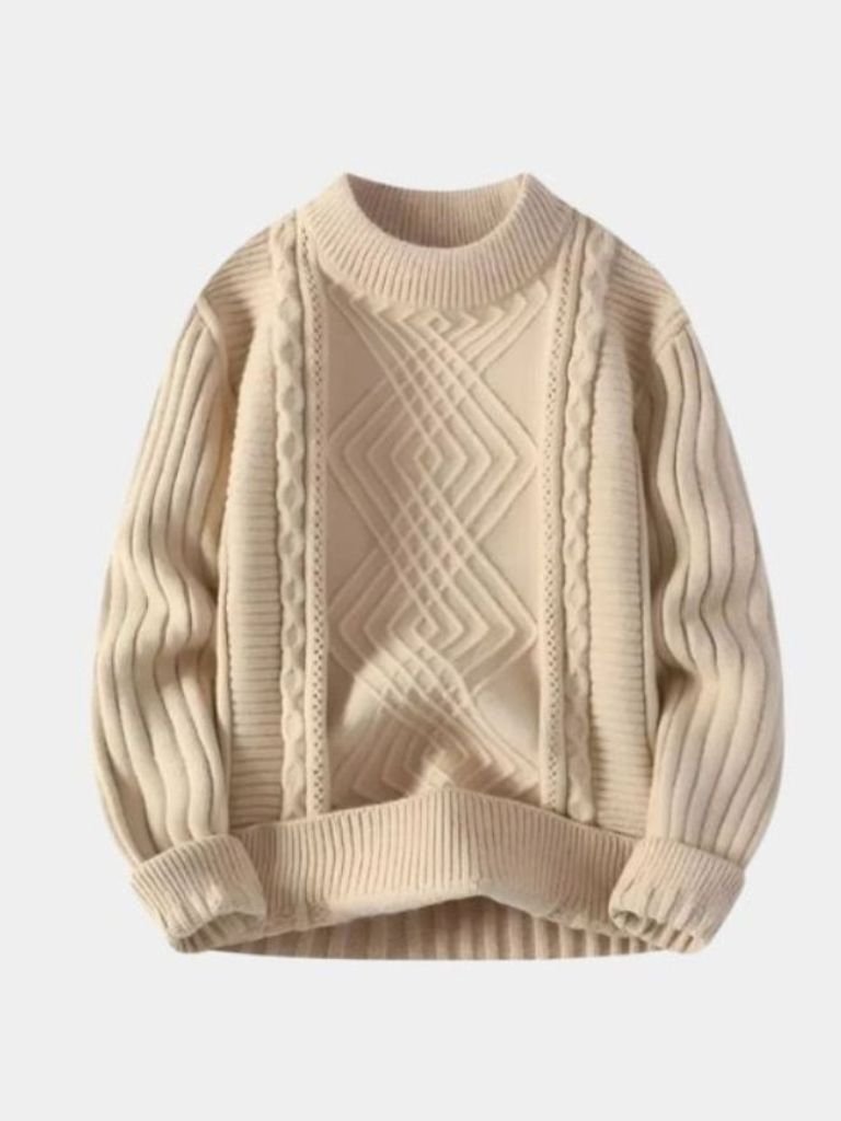 Minimalist Textured Sweater - Verocci Essentials