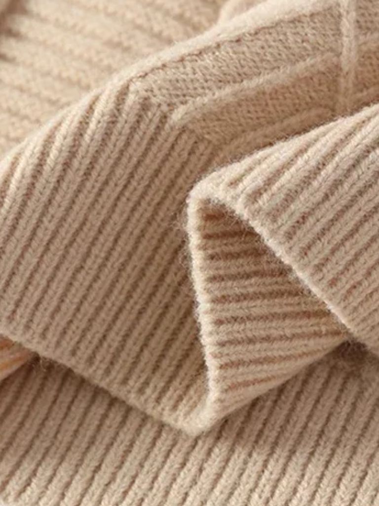 Minimalist Textured Sweater - Verocci Essentials