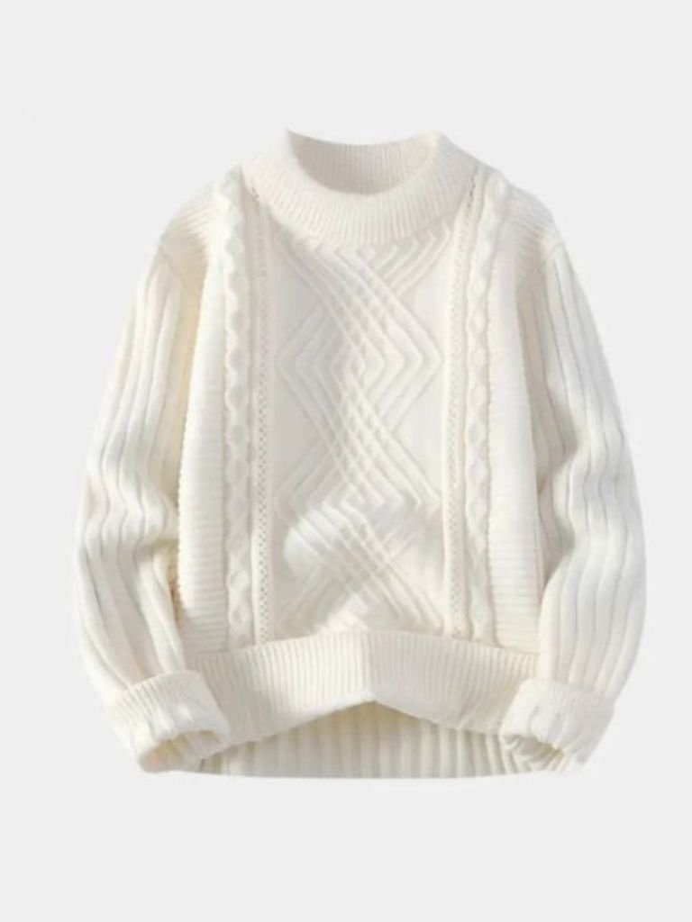 Minimalist Textured Sweater - Verocci Essentials