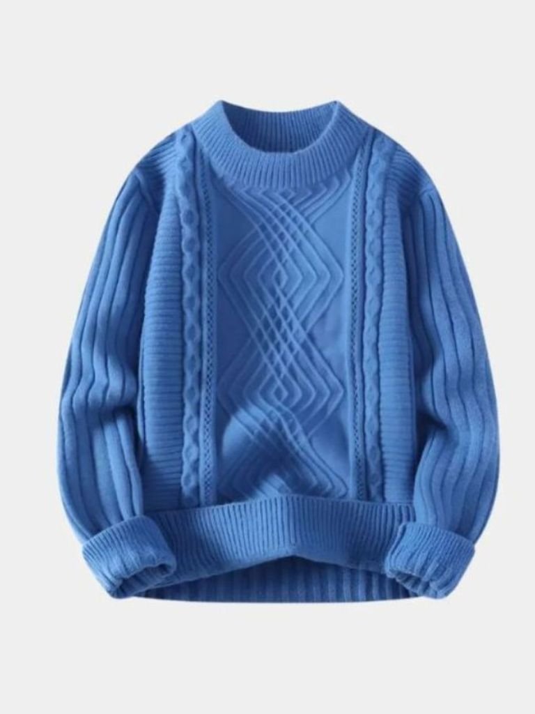 Minimalist Textured Sweater - Verocci Essentials