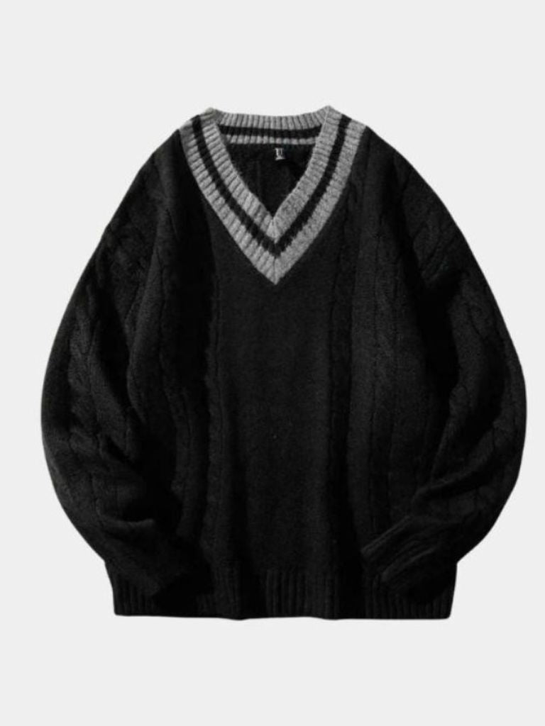 Minimalist V-Neck Sweater - Verocci Essentials