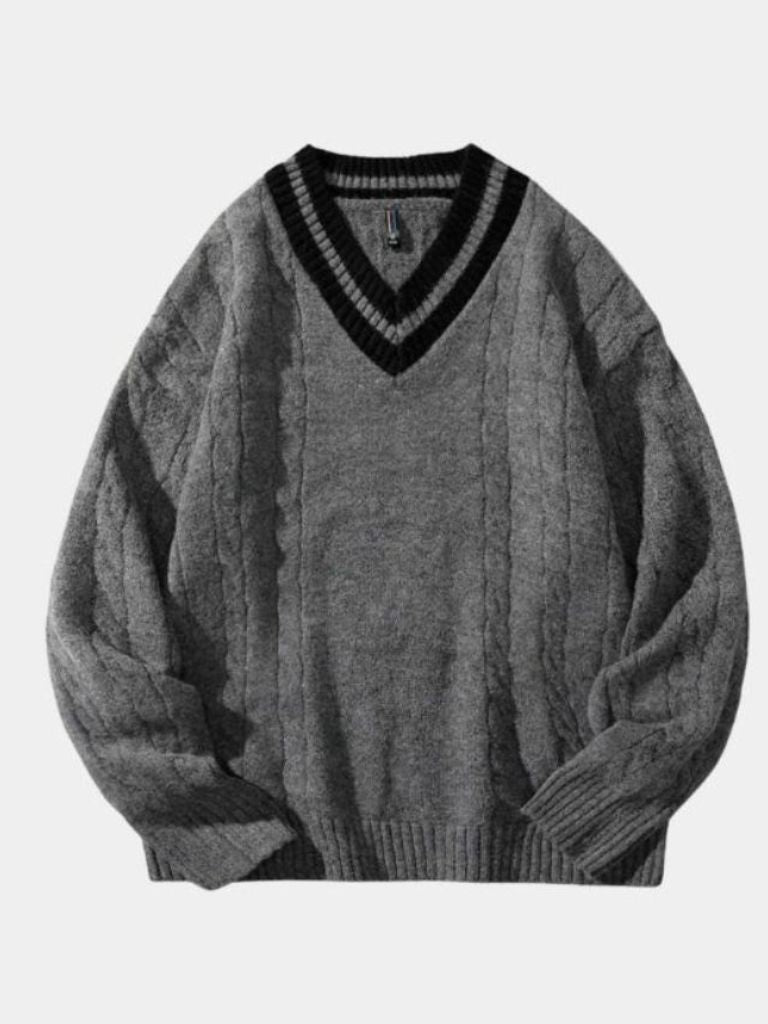 Minimalist V-Neck Sweater - Verocci Essentials