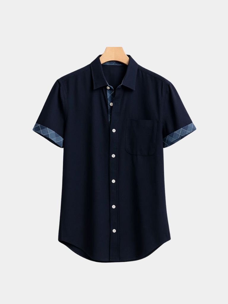 Ocean Detail Casual Shirt - Verocci Essentials