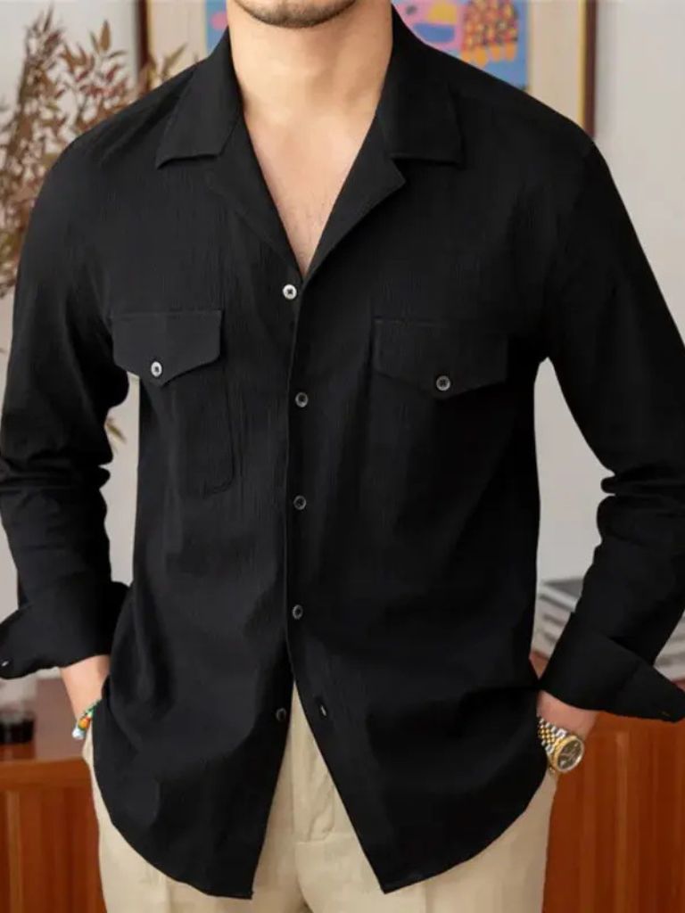 Old Money Long Sleeve Shirt - Verocci Essentials