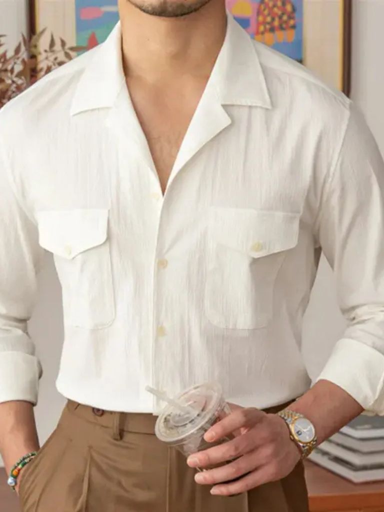 Old Money Long Sleeve Shirt - Verocci Essentials