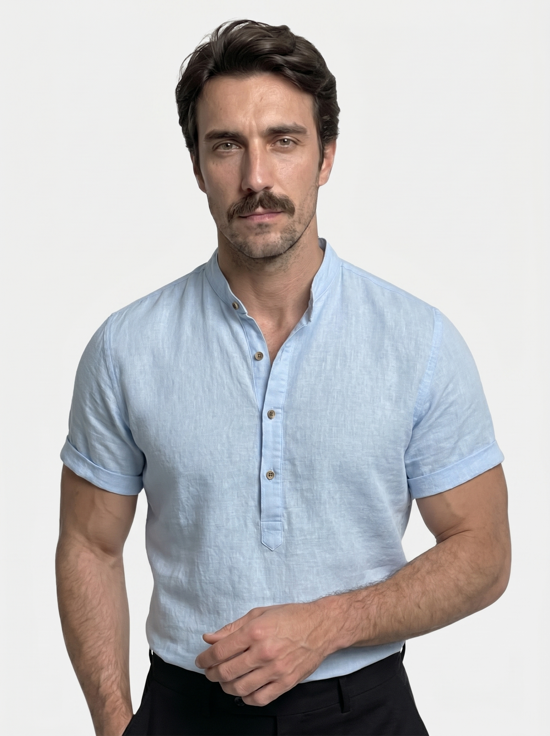 Essential Short Sleeve Linen Shirt - Verocci Essentials