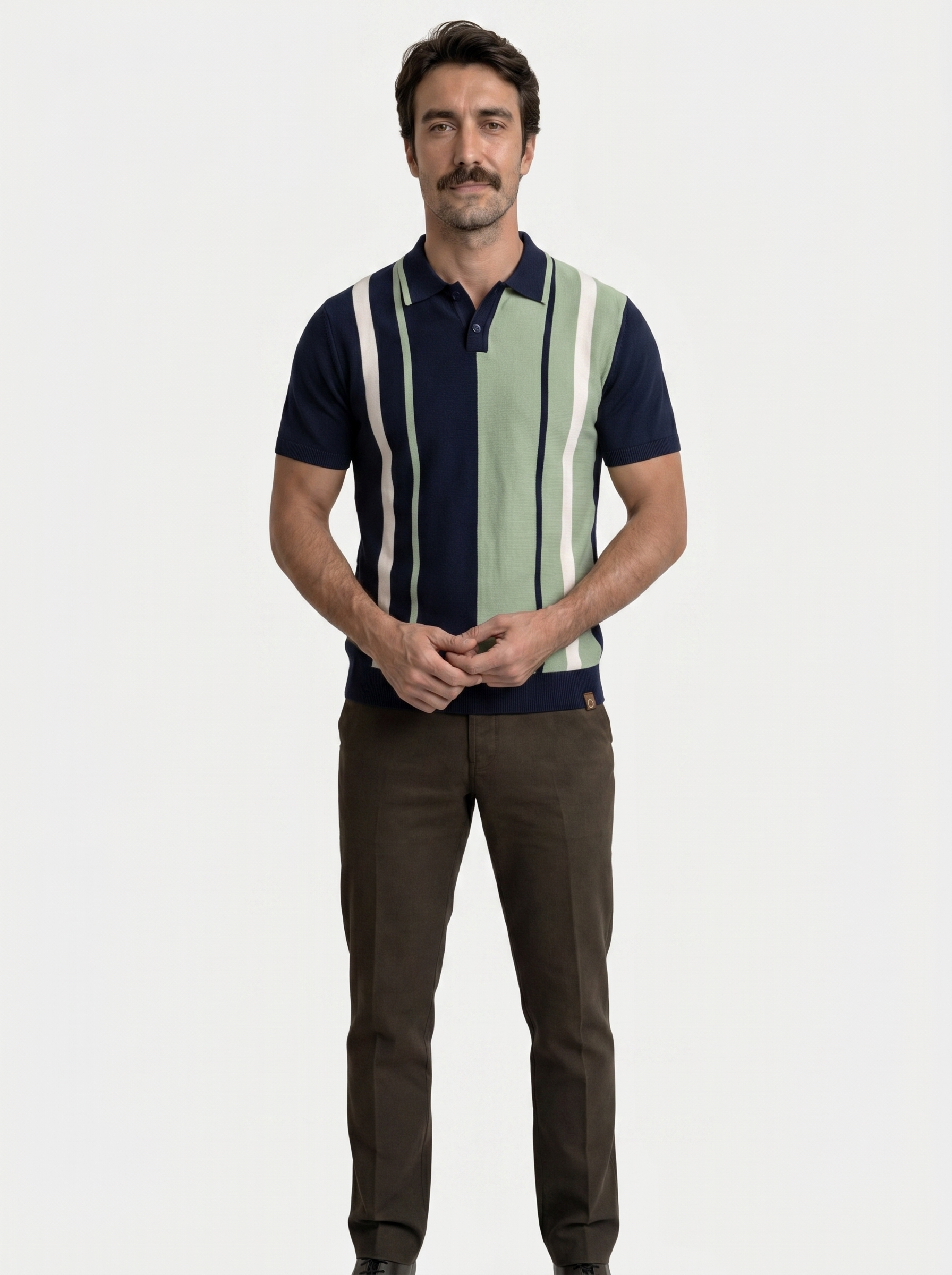 Retro Stripe Polo – Verocci Essentials