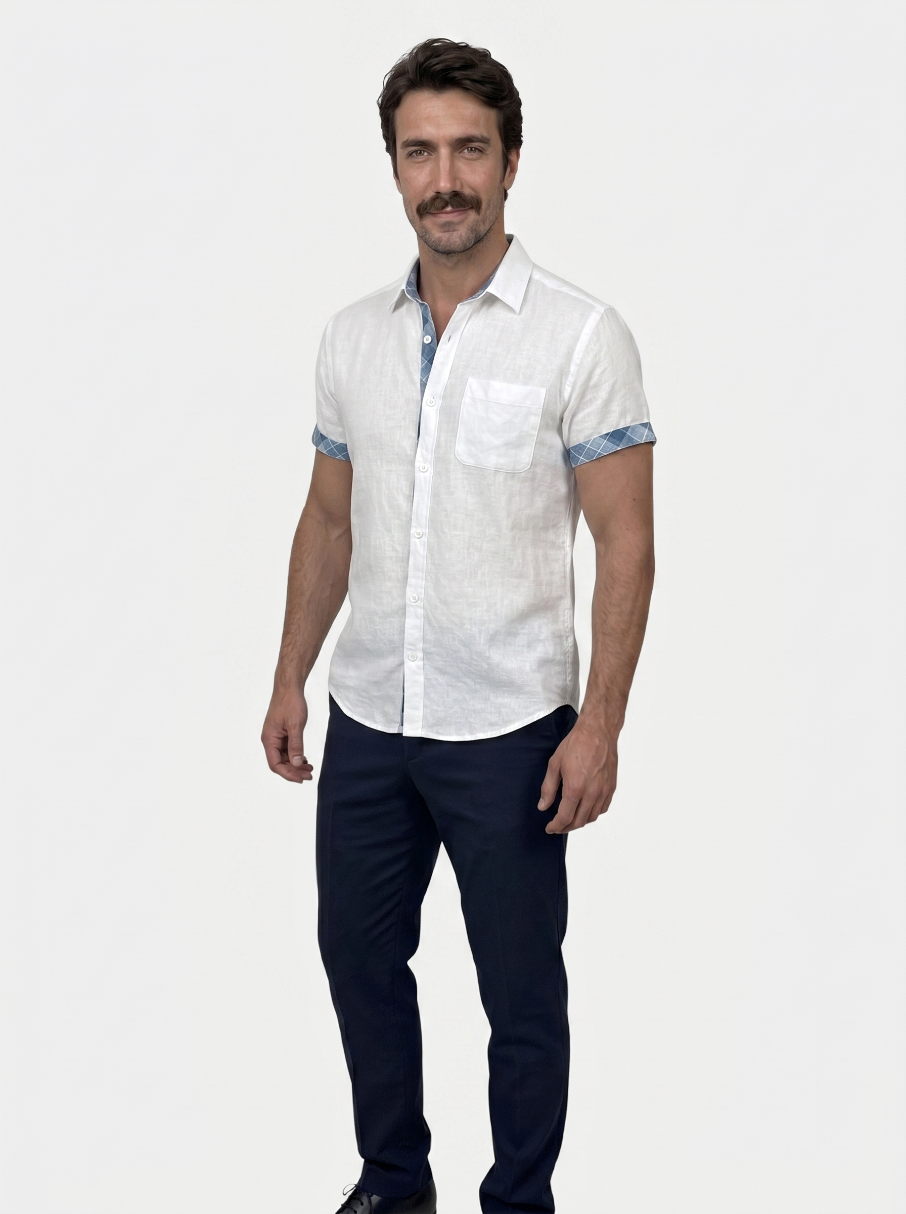 Ocean Detail Casual Shirt - Verocci Essentials