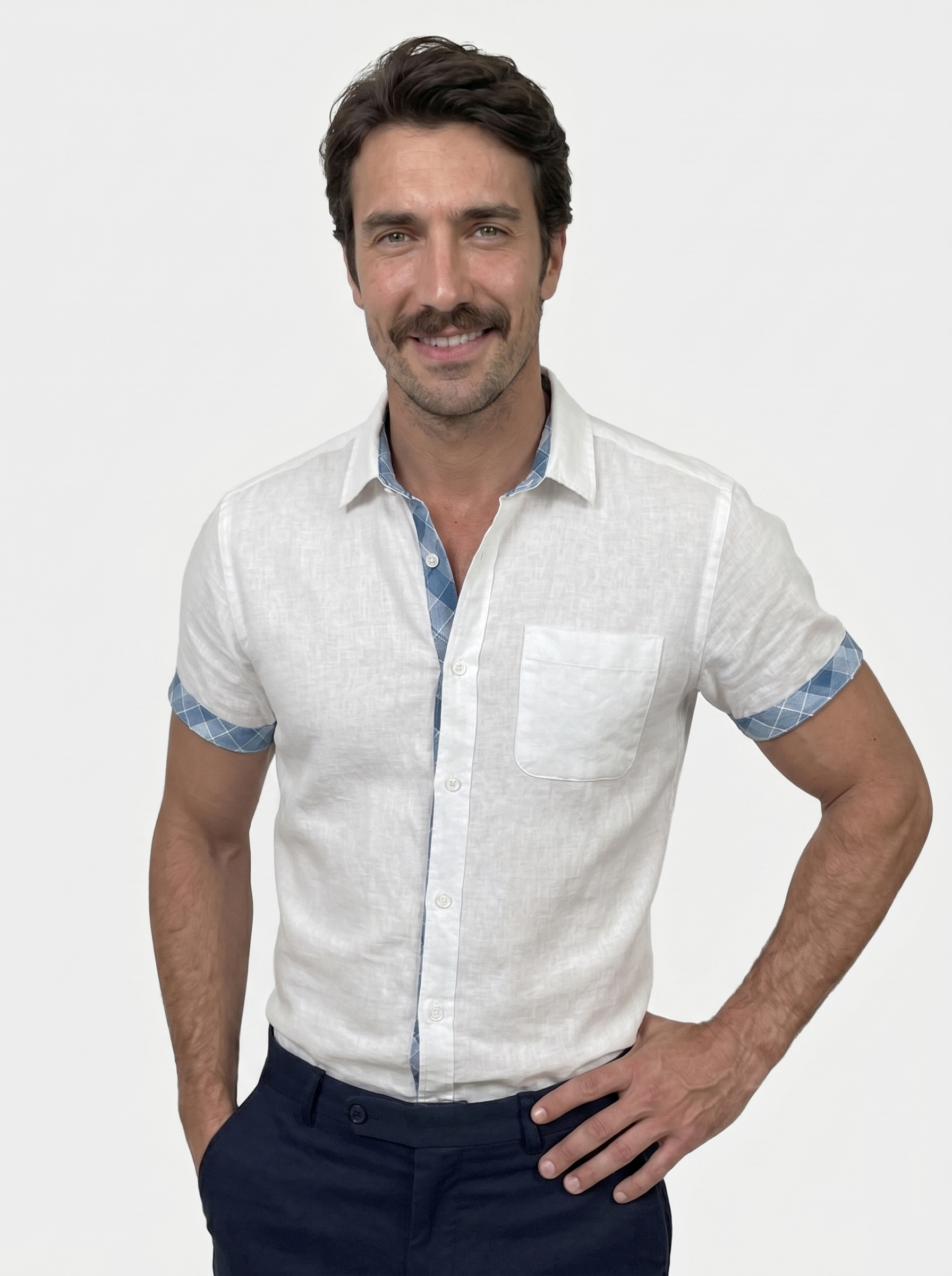 Ocean Detail Casual Shirt - Verocci Essentials