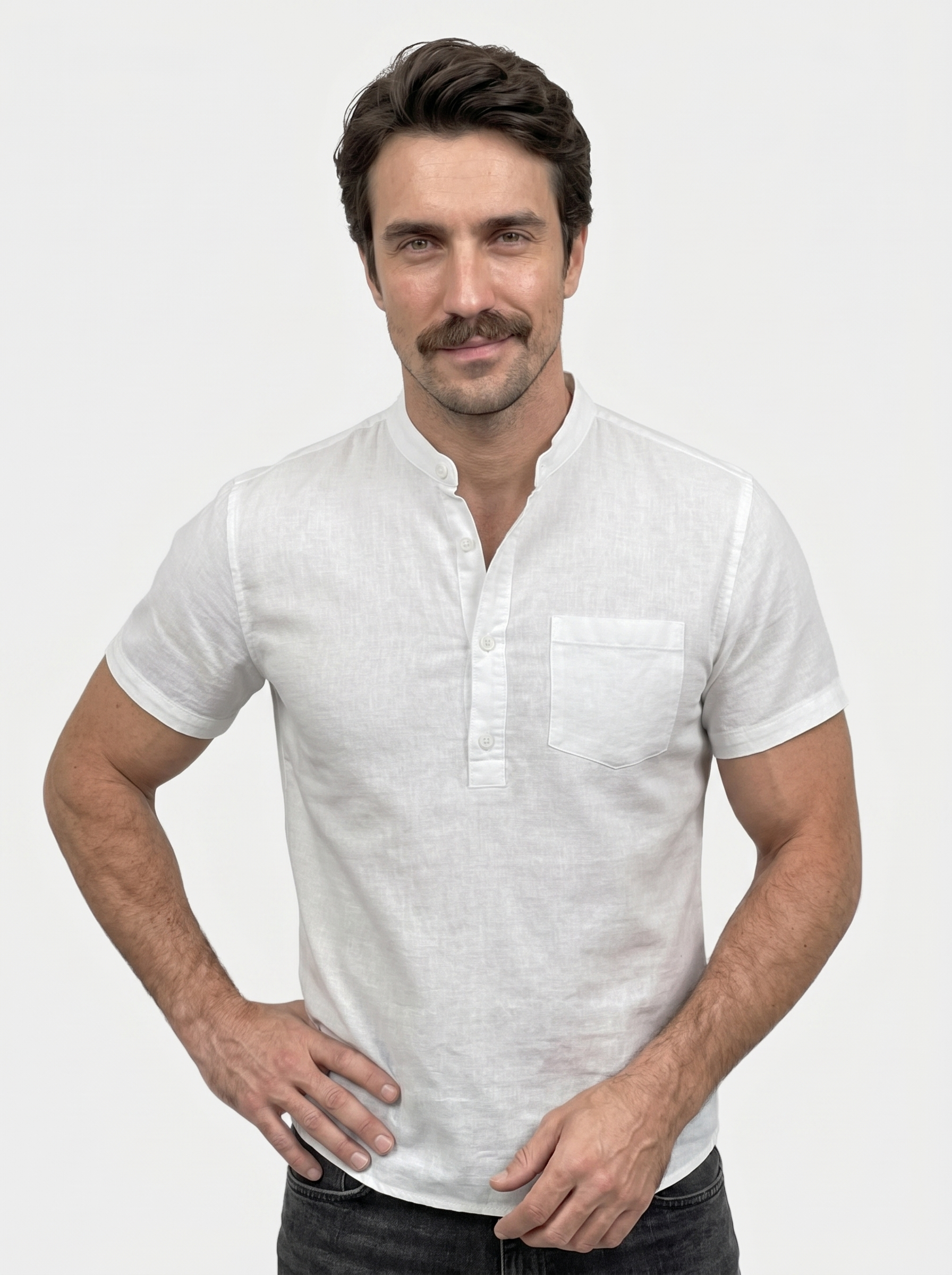 White Wellspring Linen T-Shirt – Verocci Essentials
