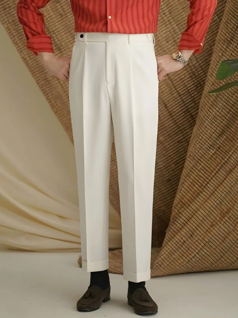 Premium Classic Elastic Trousers - Verocci Essentials