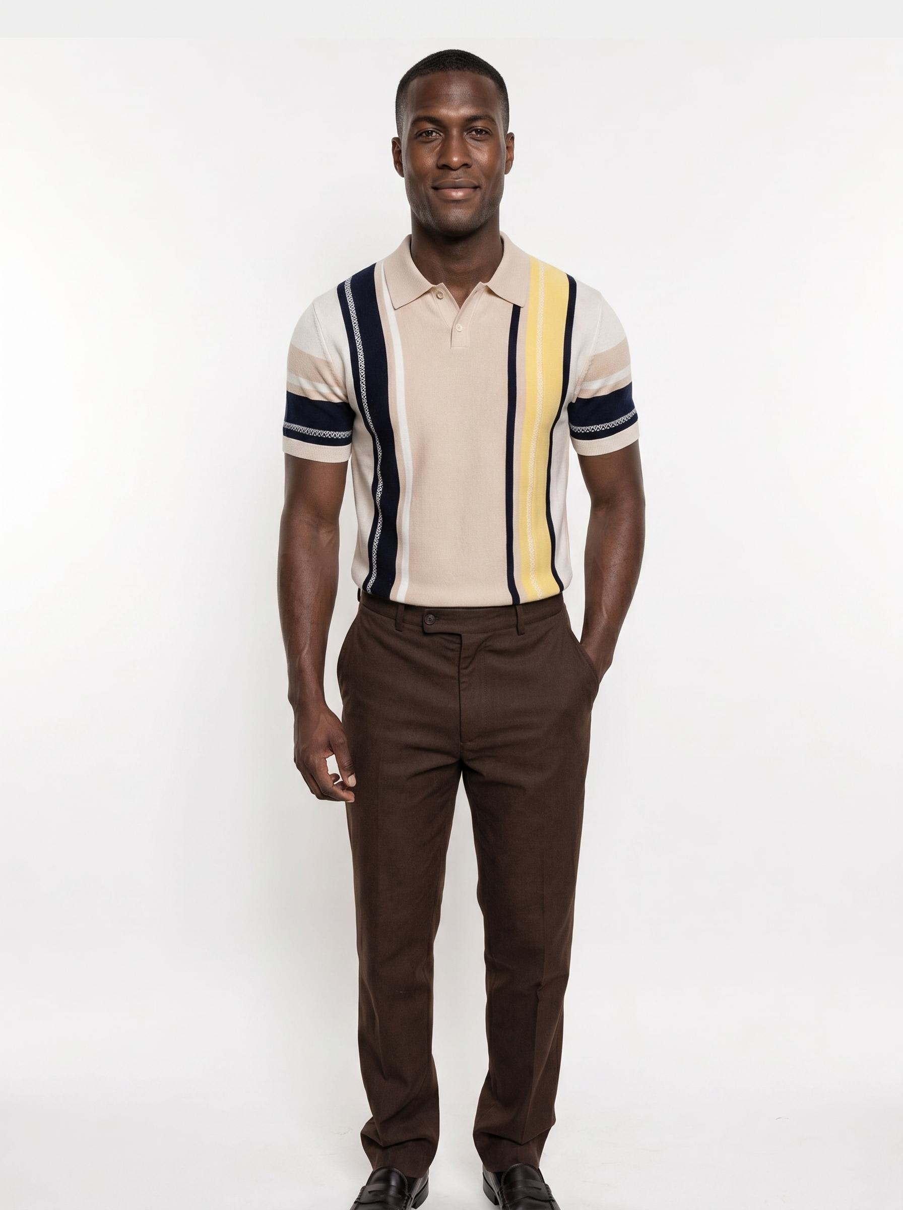 Sundown Stripes Polo – Verocci Essentials