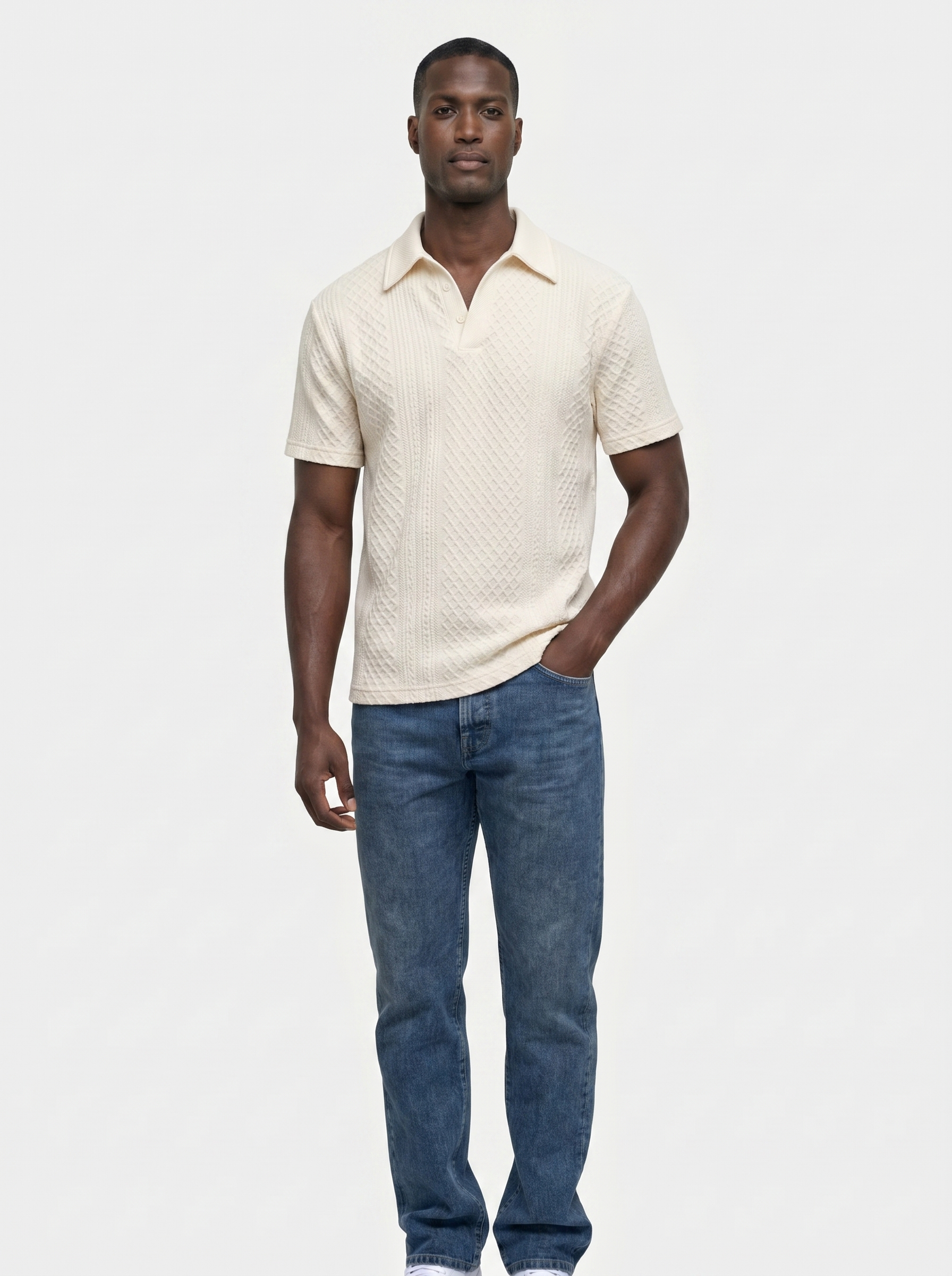 Diamond Lattice Resort Polo - Verocci Essentials
