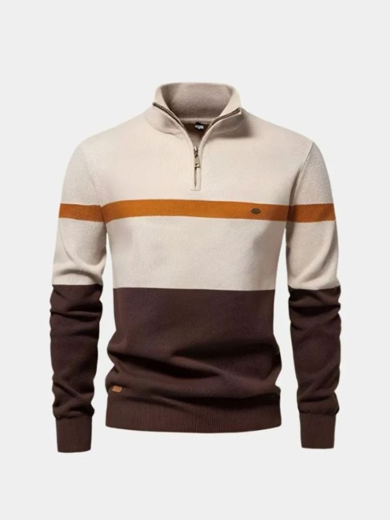 Quarter-Zip Jumper Sweater - Verocci Essentials