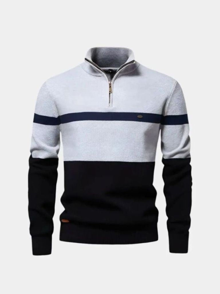 Quarter-Zip Jumper Sweater - Verocci Essentials