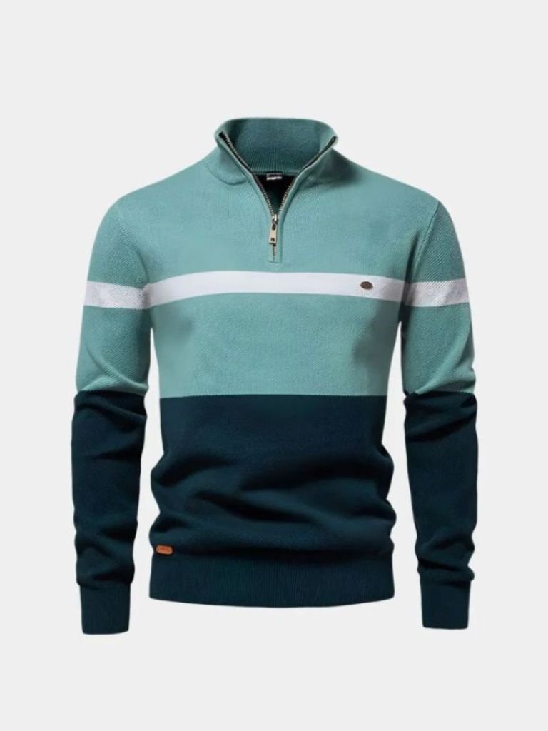 Quarter-Zip Jumper Sweater - Verocci Essentials