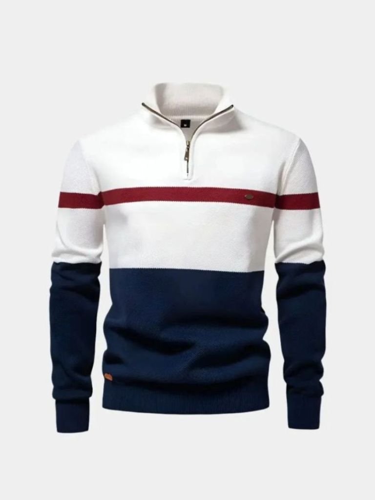 Quarter-Zip Jumper Sweater - Verocci Essentials
