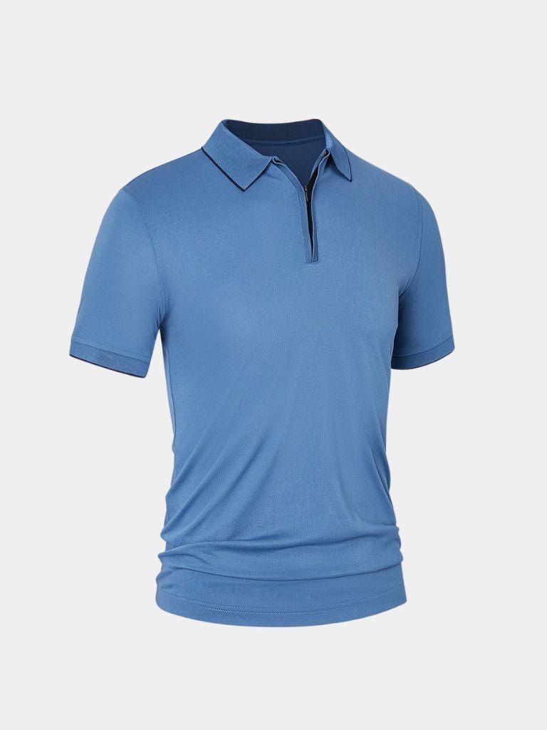 Regis Quarter Zip Polo – Verocci Essentials