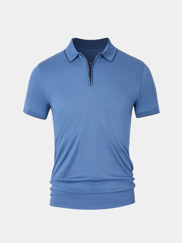 Regis Quarter Zip Polo – Verocci Essentials