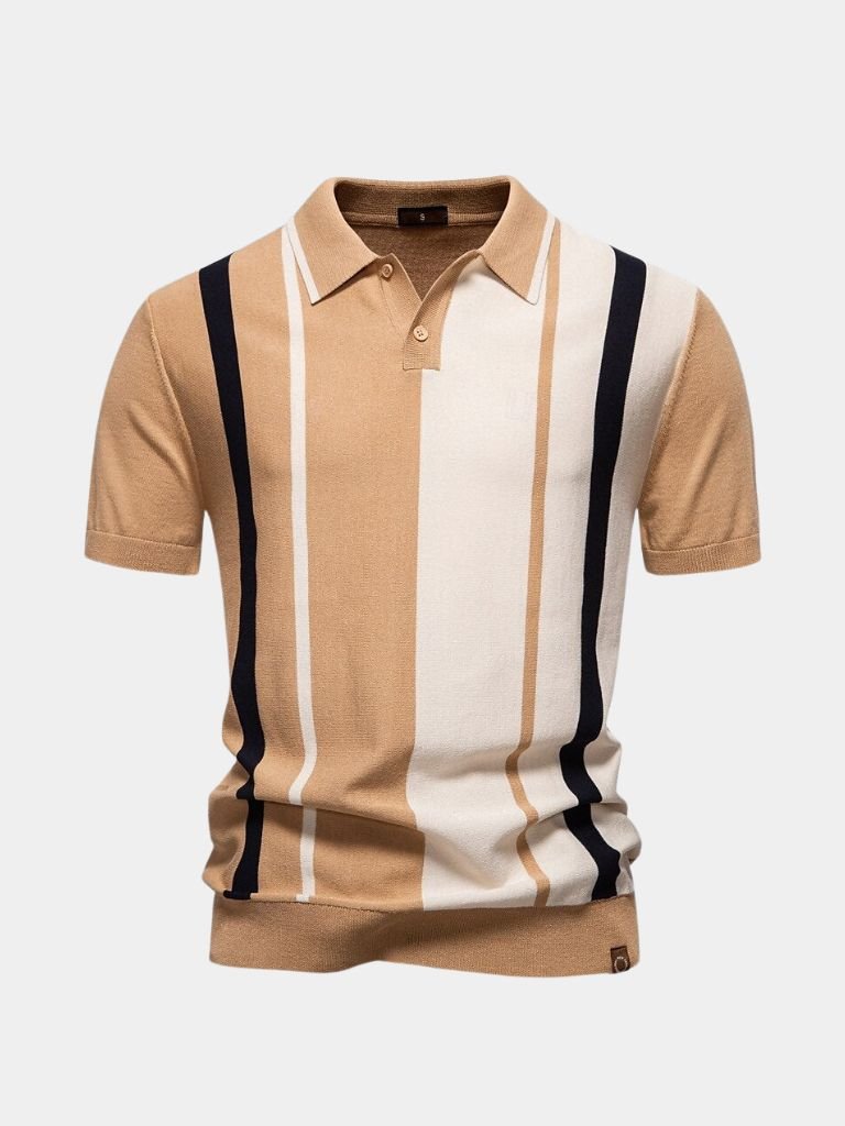 Retro Stripe Polo – Verocci Essentials