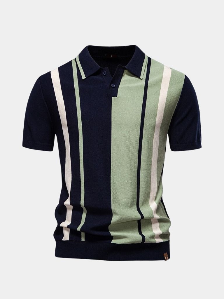 Retro Stripe Polo – Verocci Essentials