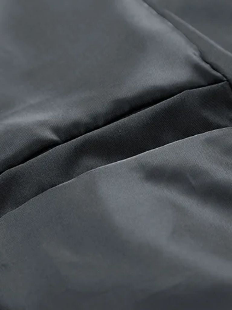 Sherpa Sleeves Padded Bomber Jacket - Verocci Essentials
